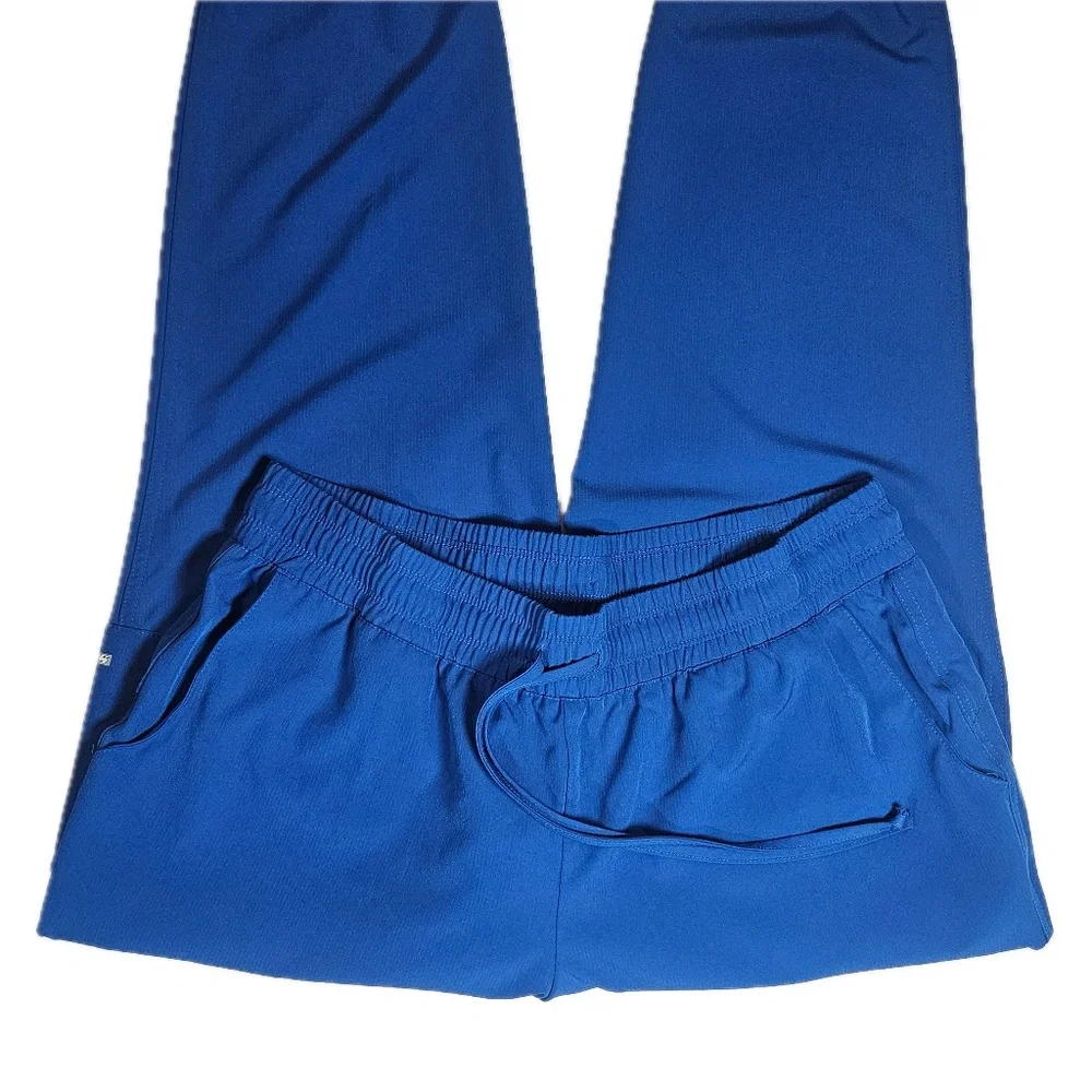 Skechers Pants Mens Large Blue Jogger‎ Scrub Uniform Athletic Stretch Drawstring